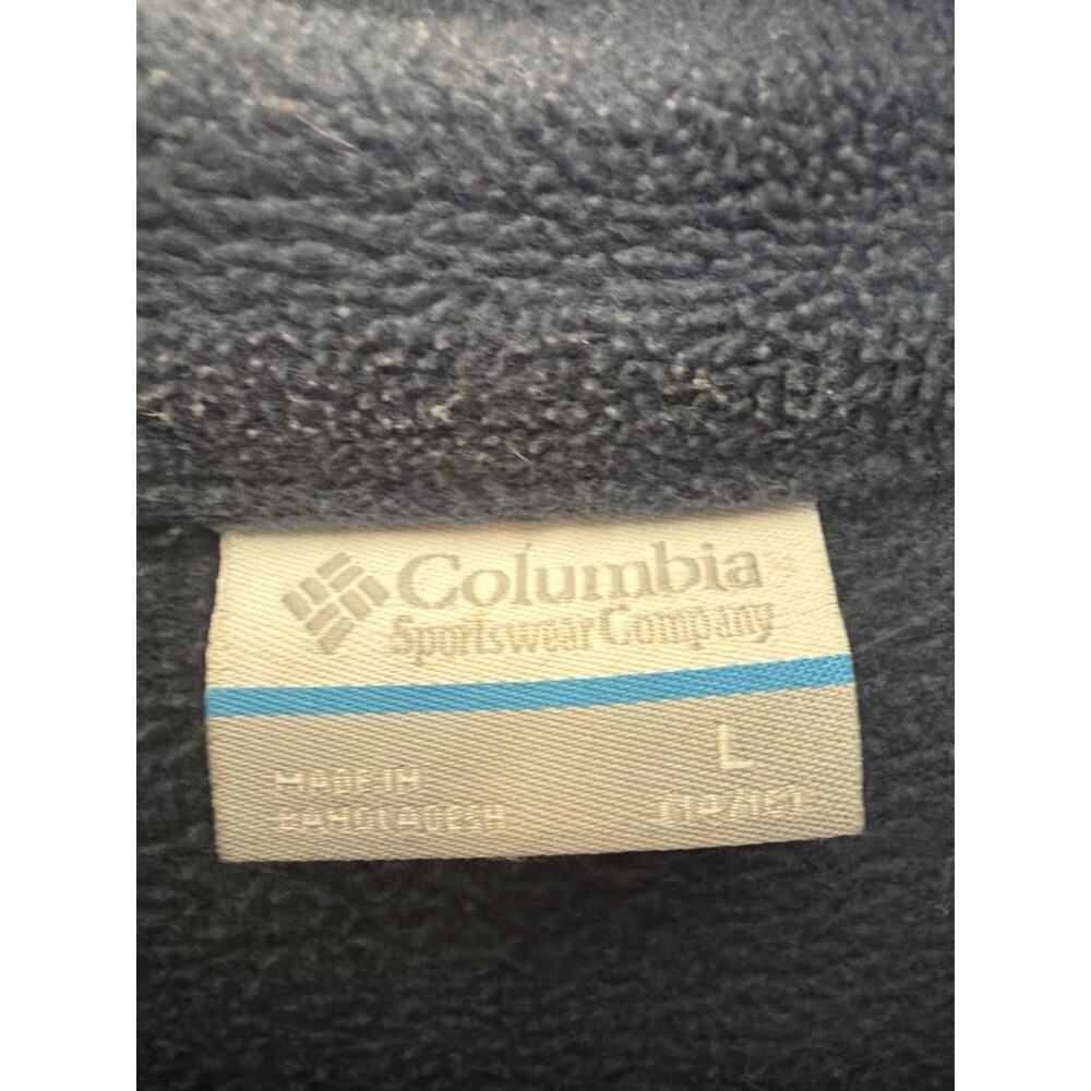 Columbia Women's Fleece Full Zip Jacket Blue, Size L, Large - Picture 3 of 7